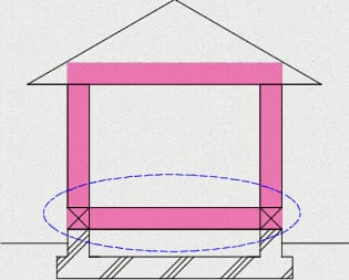 家の断熱の図